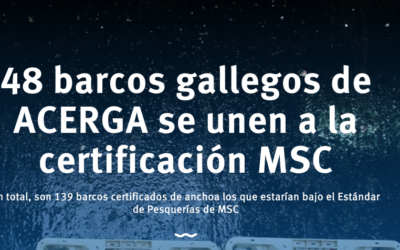 48 barcos gallegos de ACERGA se unen a la certificación MSC de la anchoa del Cantábrico